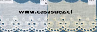 Broderie TB-0406
5.0cms. Ancho
Pza: 13.80mts